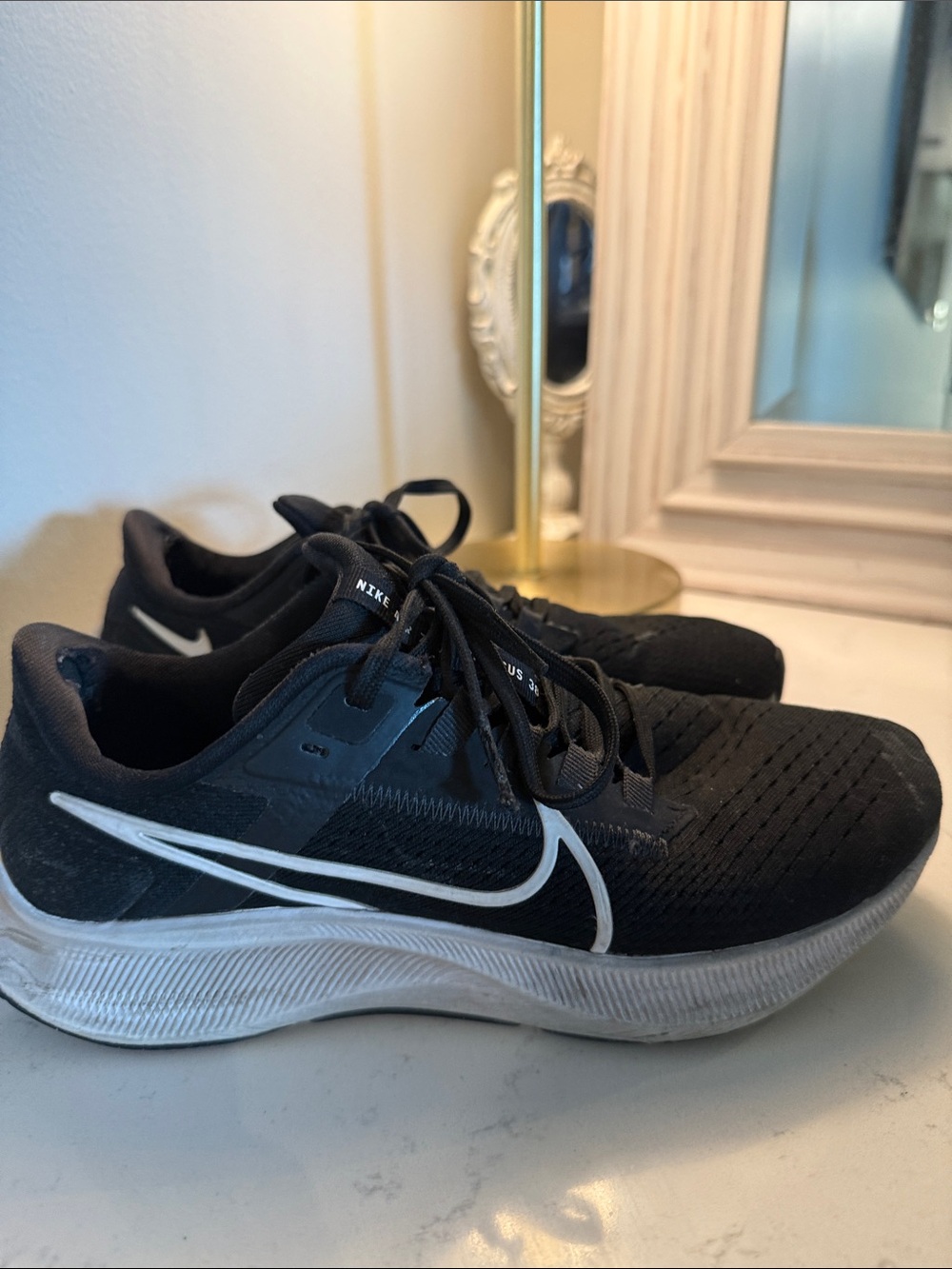 Nike Black and White Athletic Running Sneakers